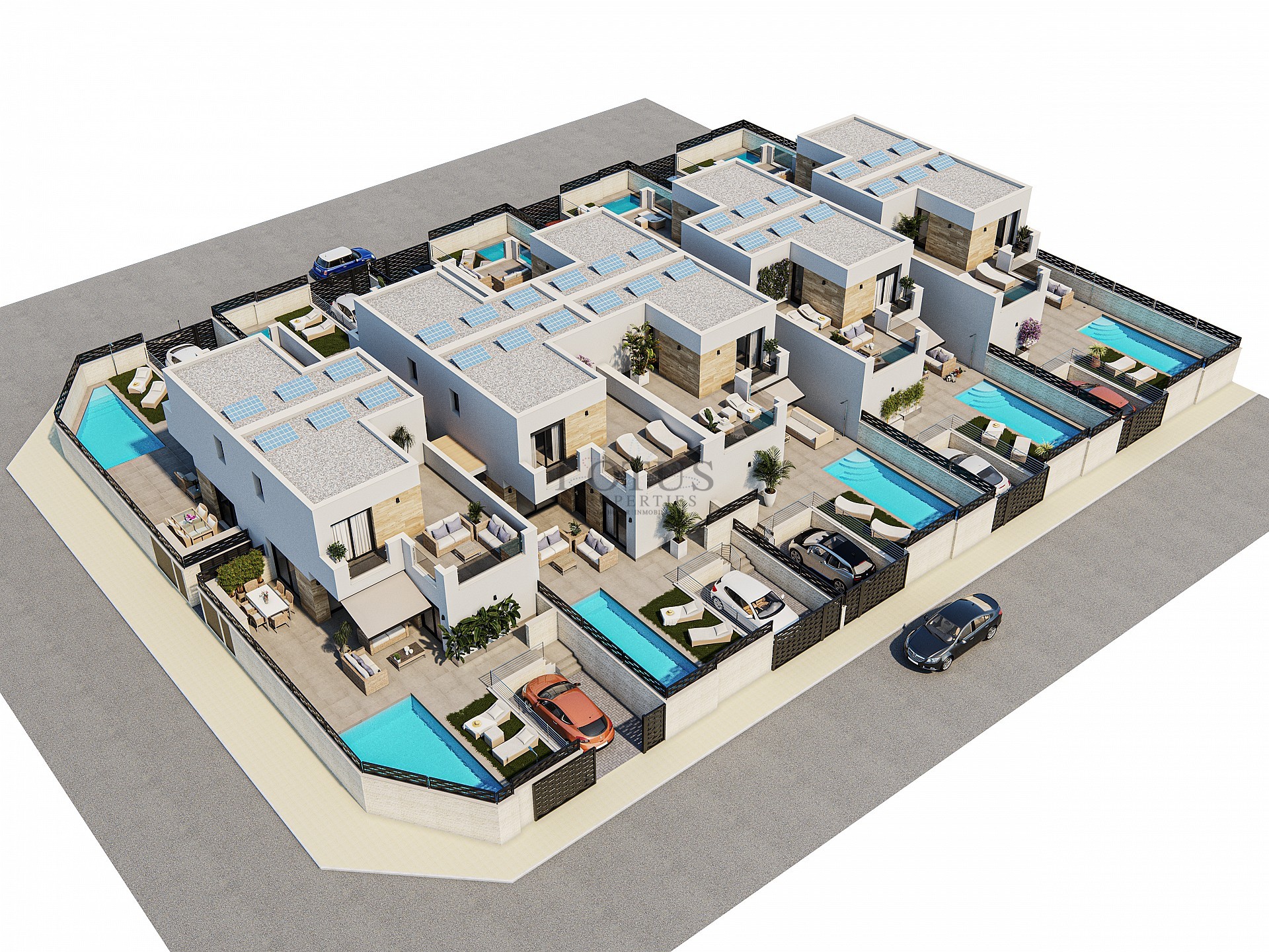 Nybyggda rymliga parhus med privat pool i Dolores där allt ingår! - Lotus Properties