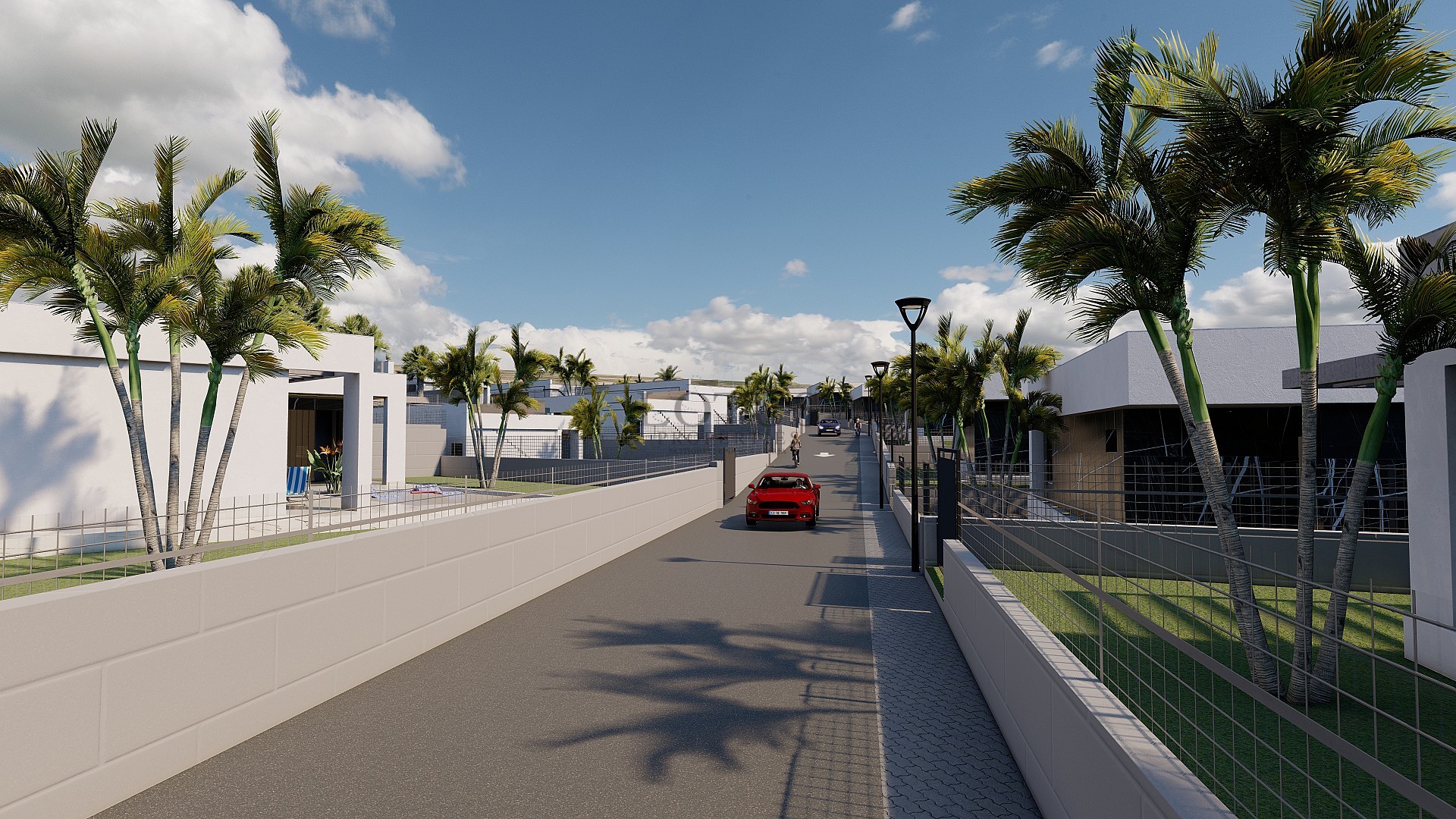 Nybyggda villor i La Finca Golf på ett plan med privata pooler - Lotus Properties