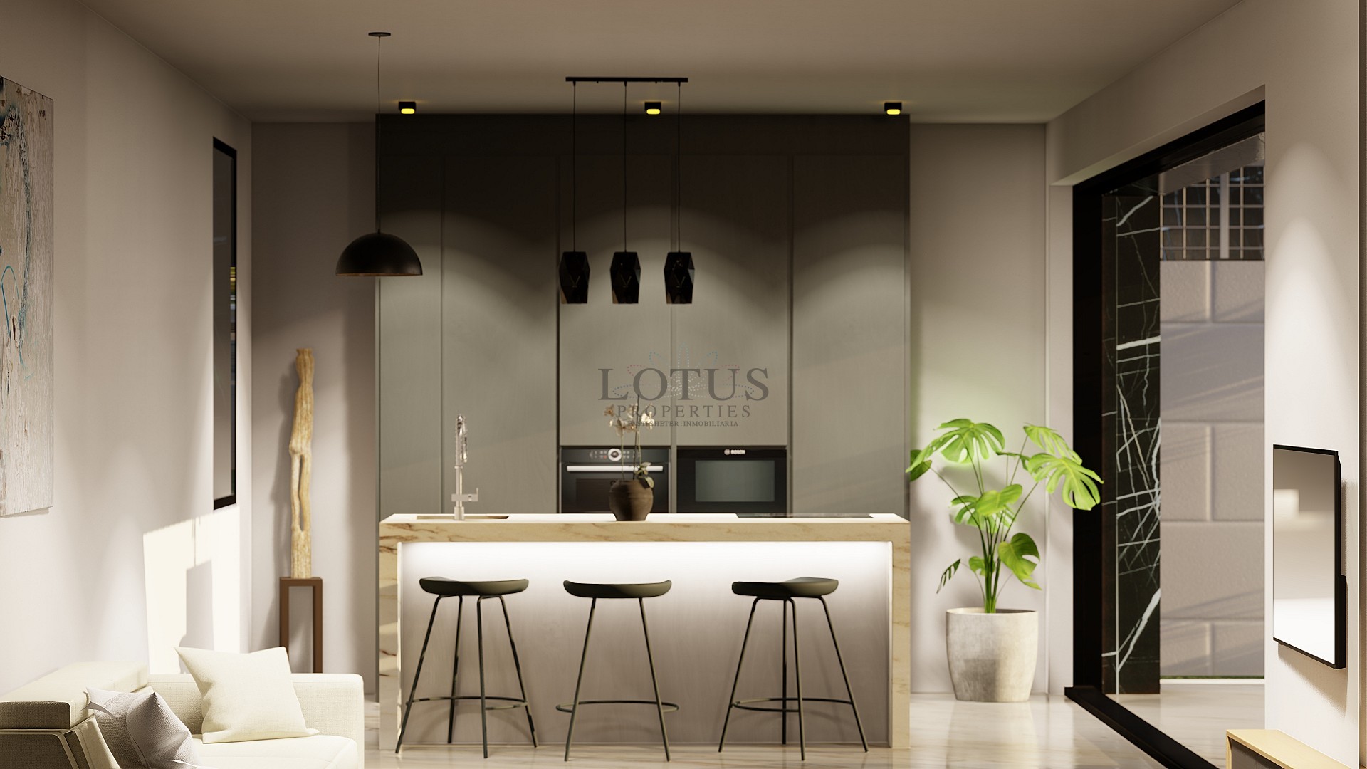 Nybyggda villor i La Finca Golf på ett plan med privata pooler - Lotus Properties