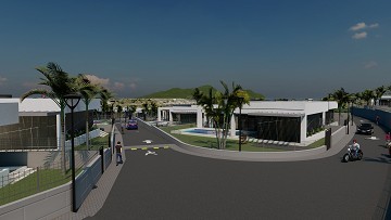 Nybyggda villor i La Finca Golf på ett plan med privata pooler - Lotus Properties