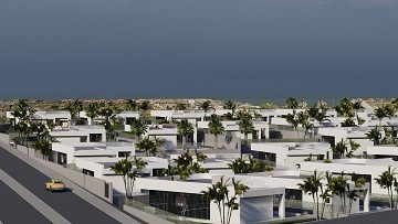 Nybyggda villor i La Finca Golf på ett plan med privata pooler - Lotus Properties