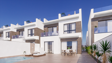 Nya villor med privat pool i Benijofar - Lotus Properties