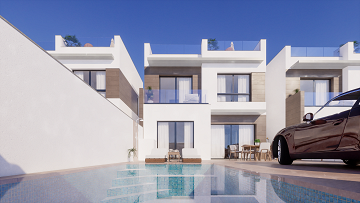 Nya villor med privat pool i Benijofar - Lotus Properties