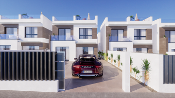 Nya villor med privat pool i Benijofar - Lotus Properties