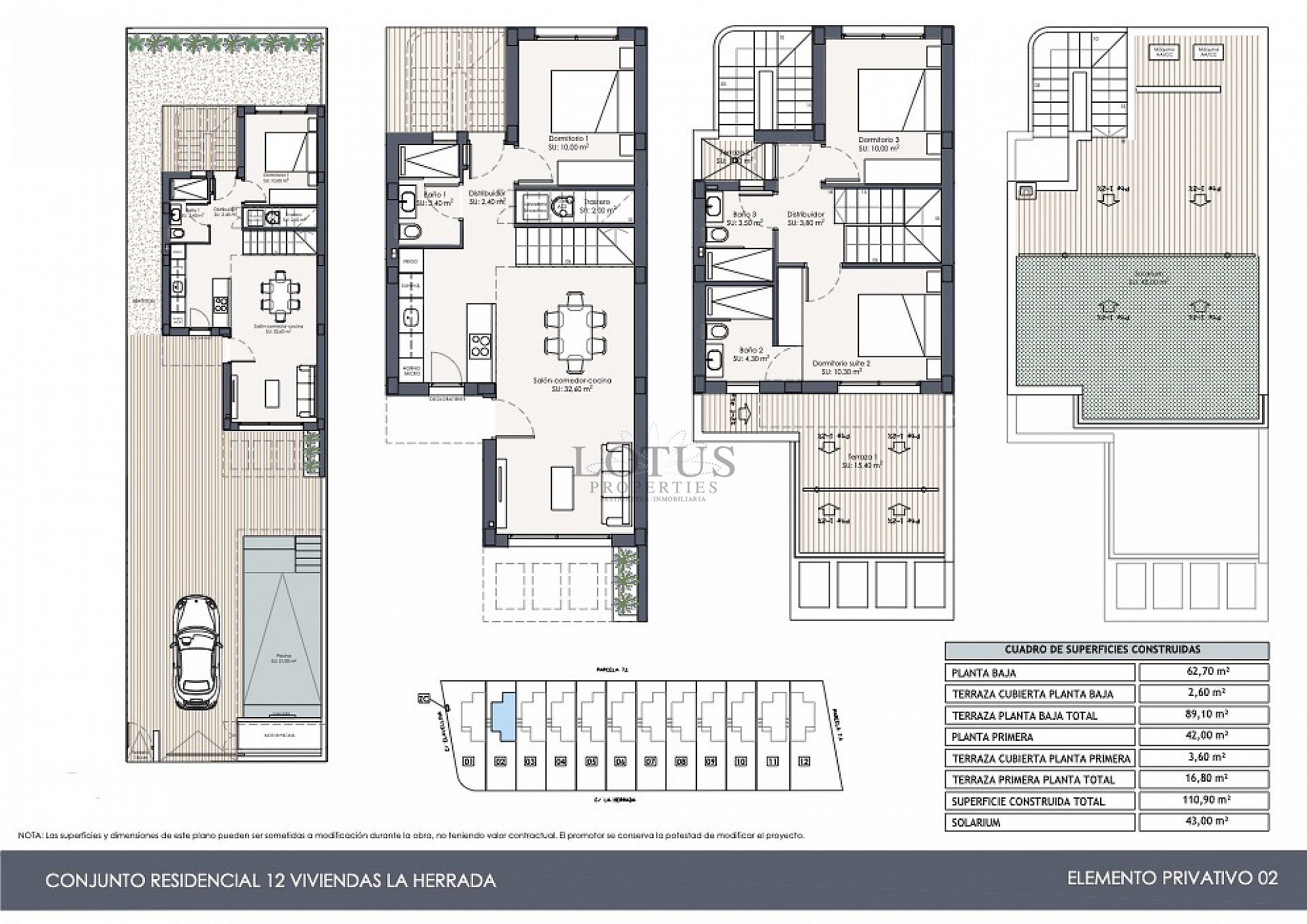 Nya villor med pool & takterrass - La Herrada - Lotus Properties