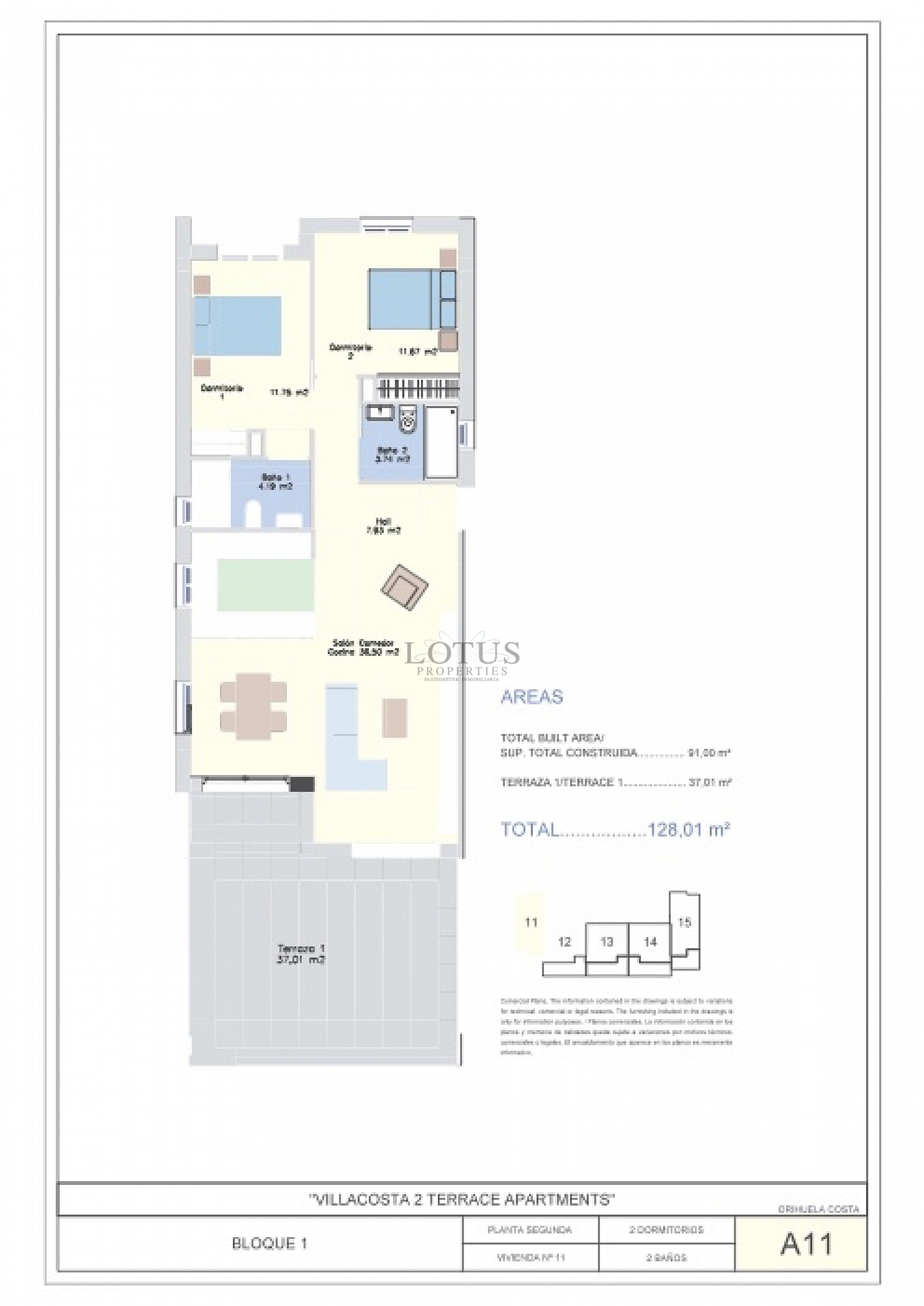 Nya Villacosta Club 2 Terrass Apartments - Villamartin - Lotus Properties