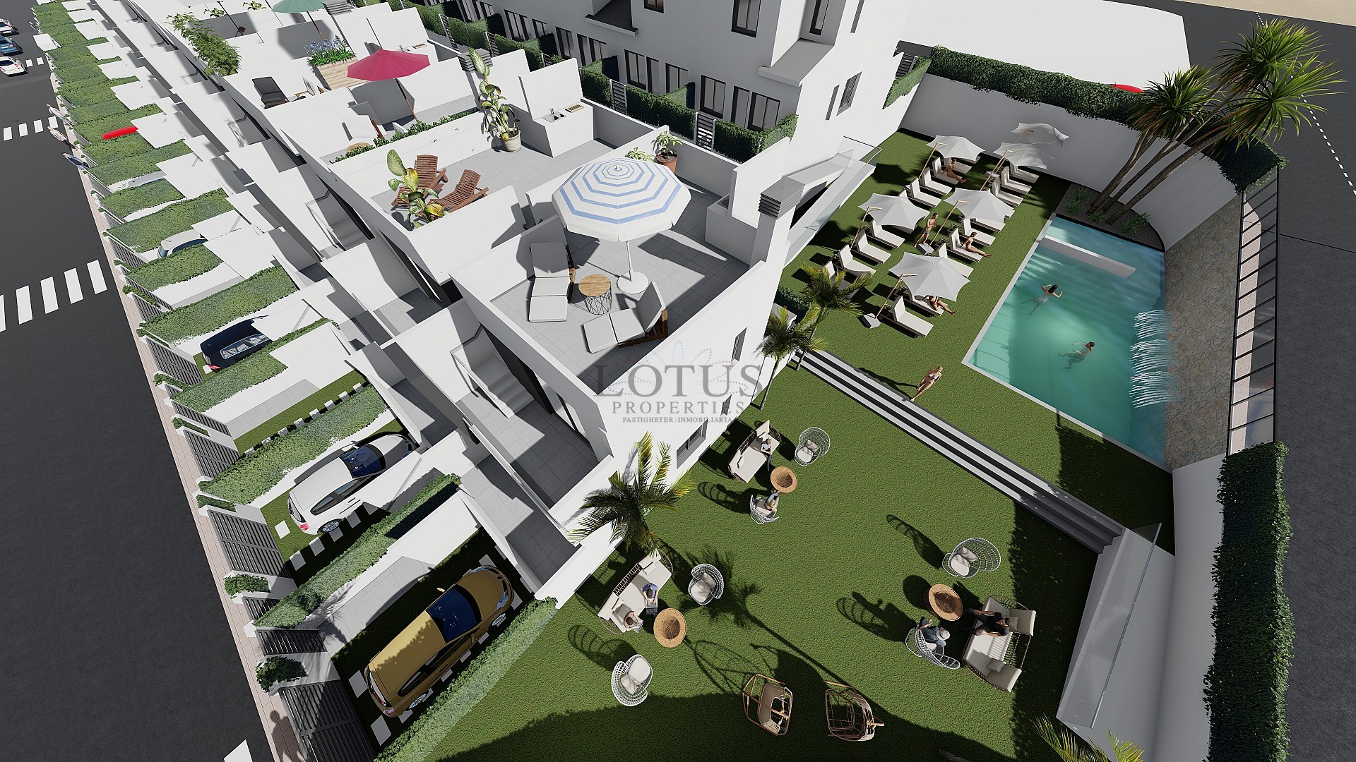 Radhus med solarium och pool i Cox - Alicante - Lotus Properties