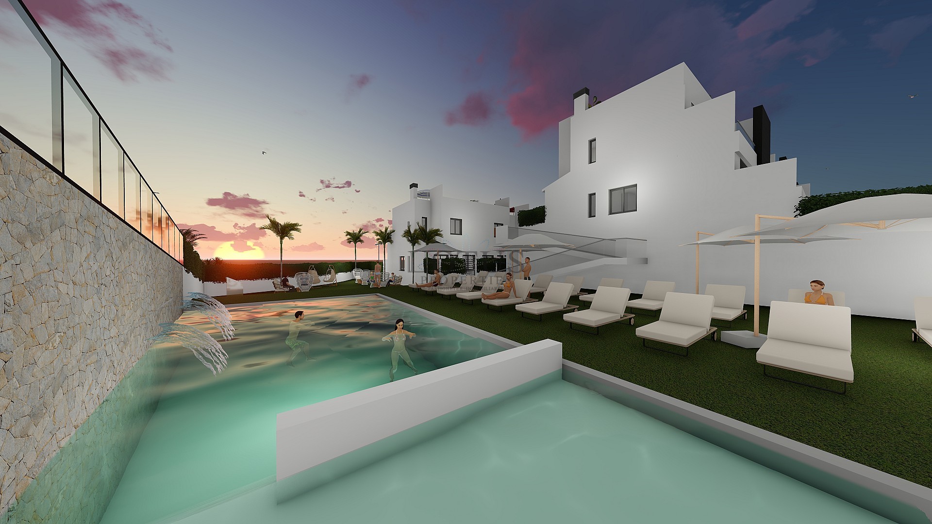 Radhus med solarium och pool i Cox - Alicante - Lotus Properties