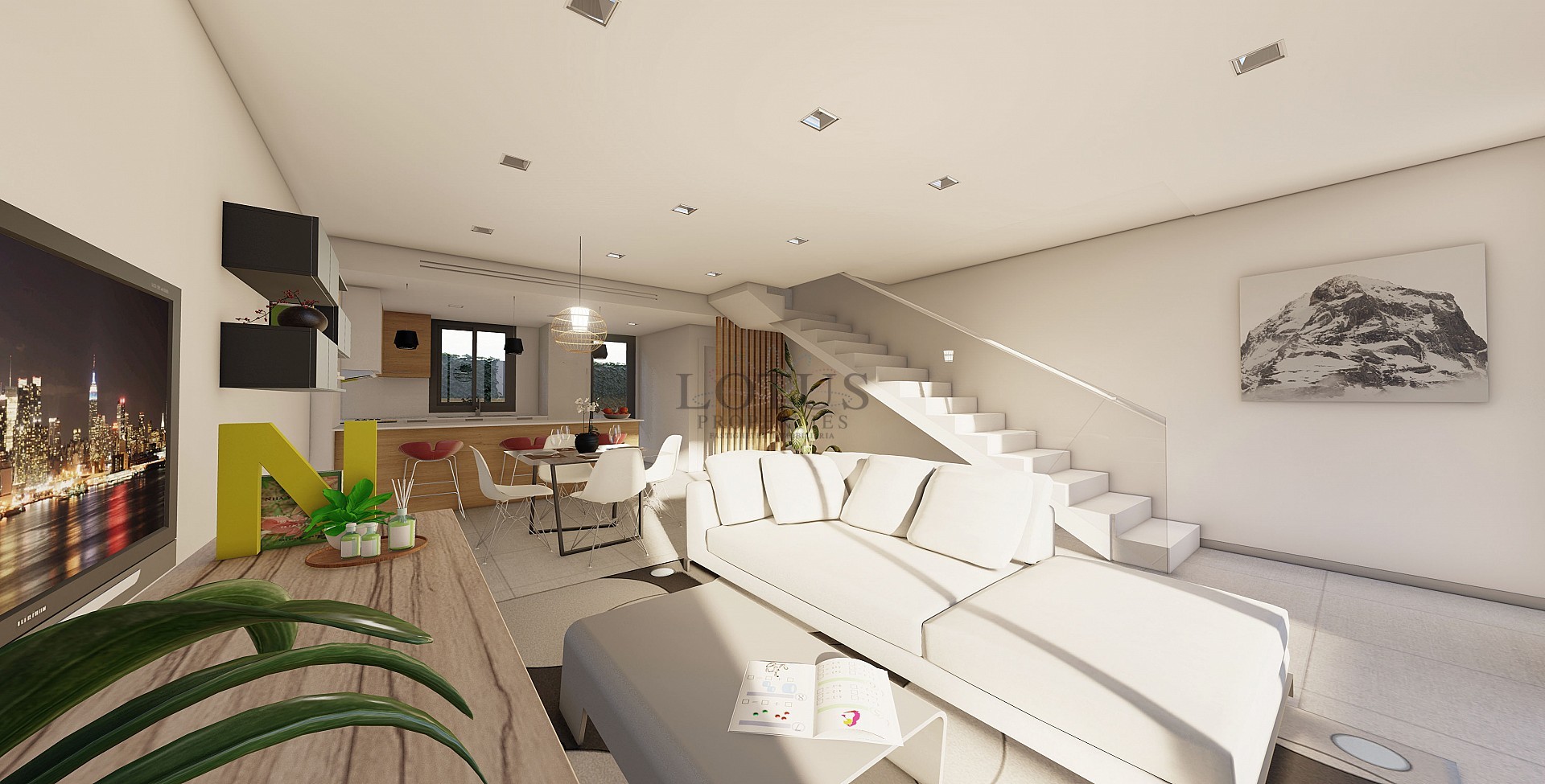 Radhus med solarium och pool i Cox - Alicante - Lotus Properties