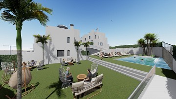 Radhus med solarium och pool i Cox - Alicante - Lotus Properties