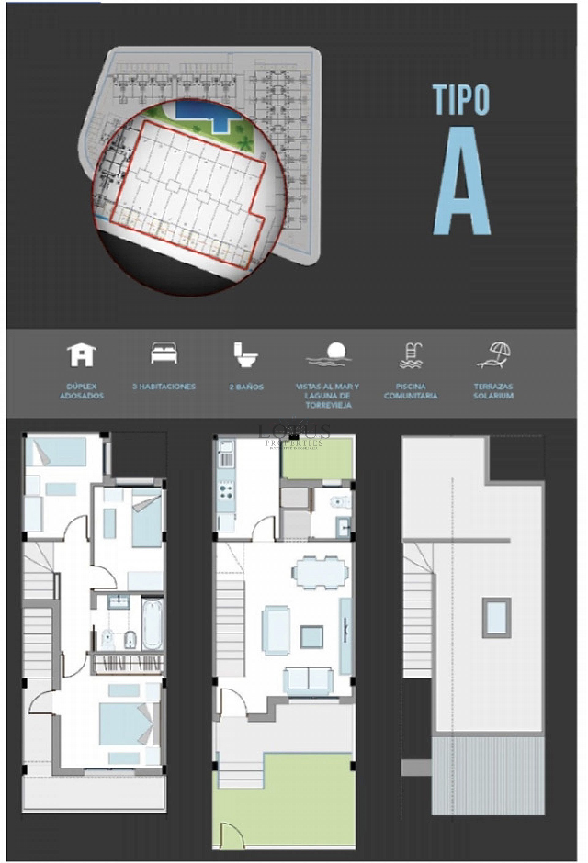 Nya & Prisvärda radhus - Torrevieja - Lotus Properties