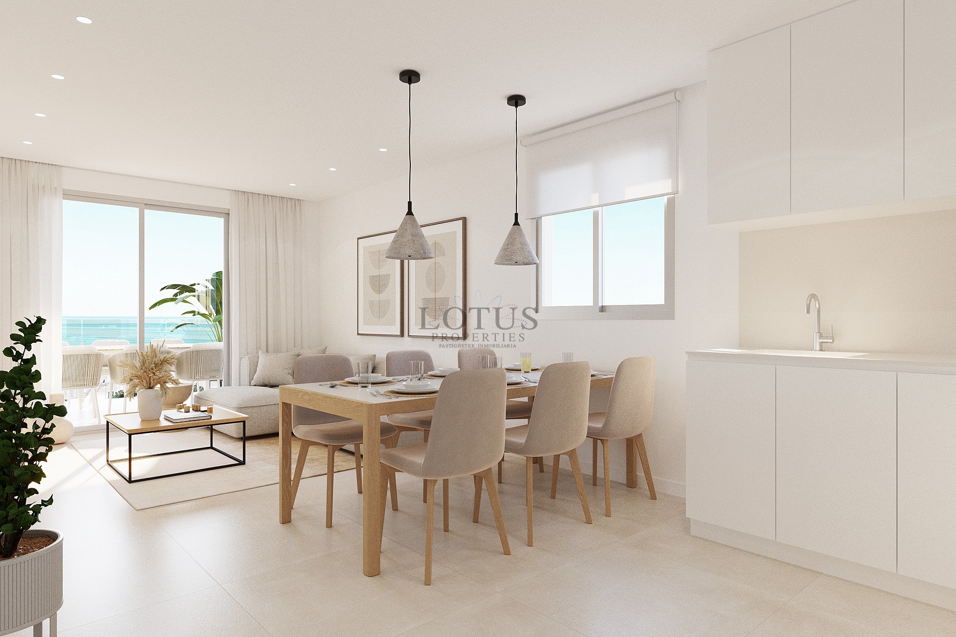 Nya lägenheter 100 m till stranden i Santa Pola - Lotus Properties