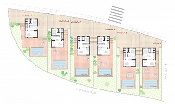 Nybyggnation av 6 magnifika villor i Fantastiska Pilar de la Horadada - Lotus Properties
