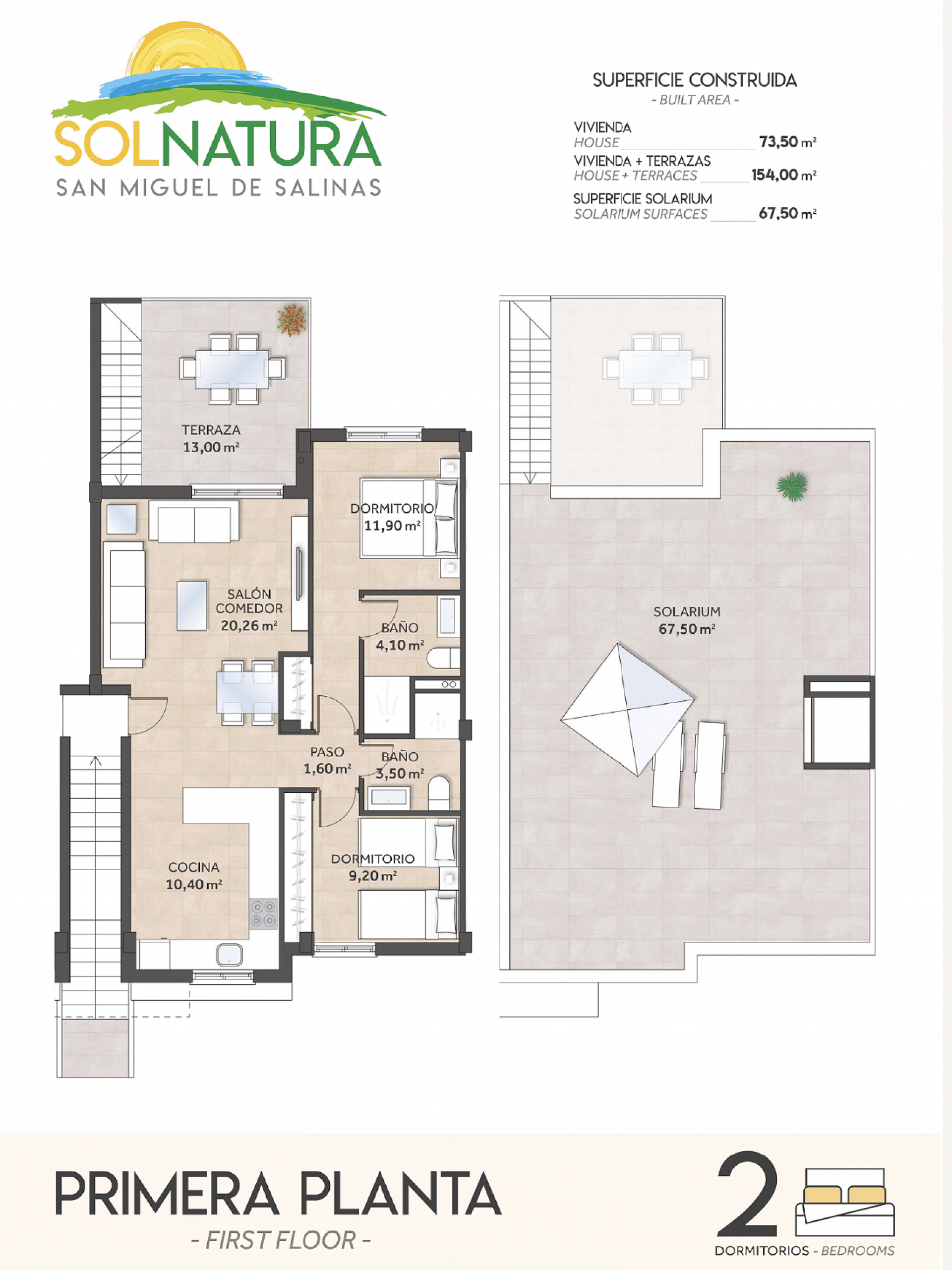 Takvåning i vackra bostadsområdet - Sol Natura - Lotus Properties