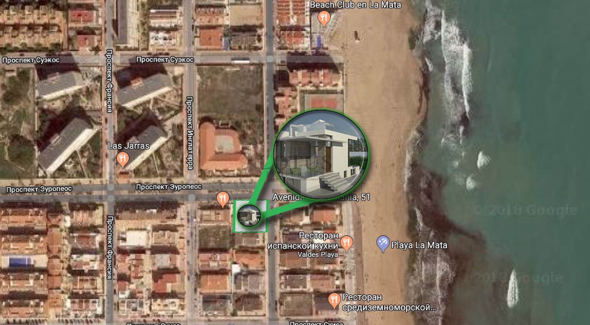Lyxvilla endast 80 m från stranden i La Mata, Torrevieja - Lotus Properties