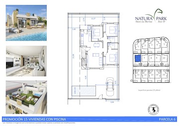 Nybyggda villor i vackra Natura Park IV- La Marina med privat pool och 3 sovrum och 2 badrum  - Lotus Properties
