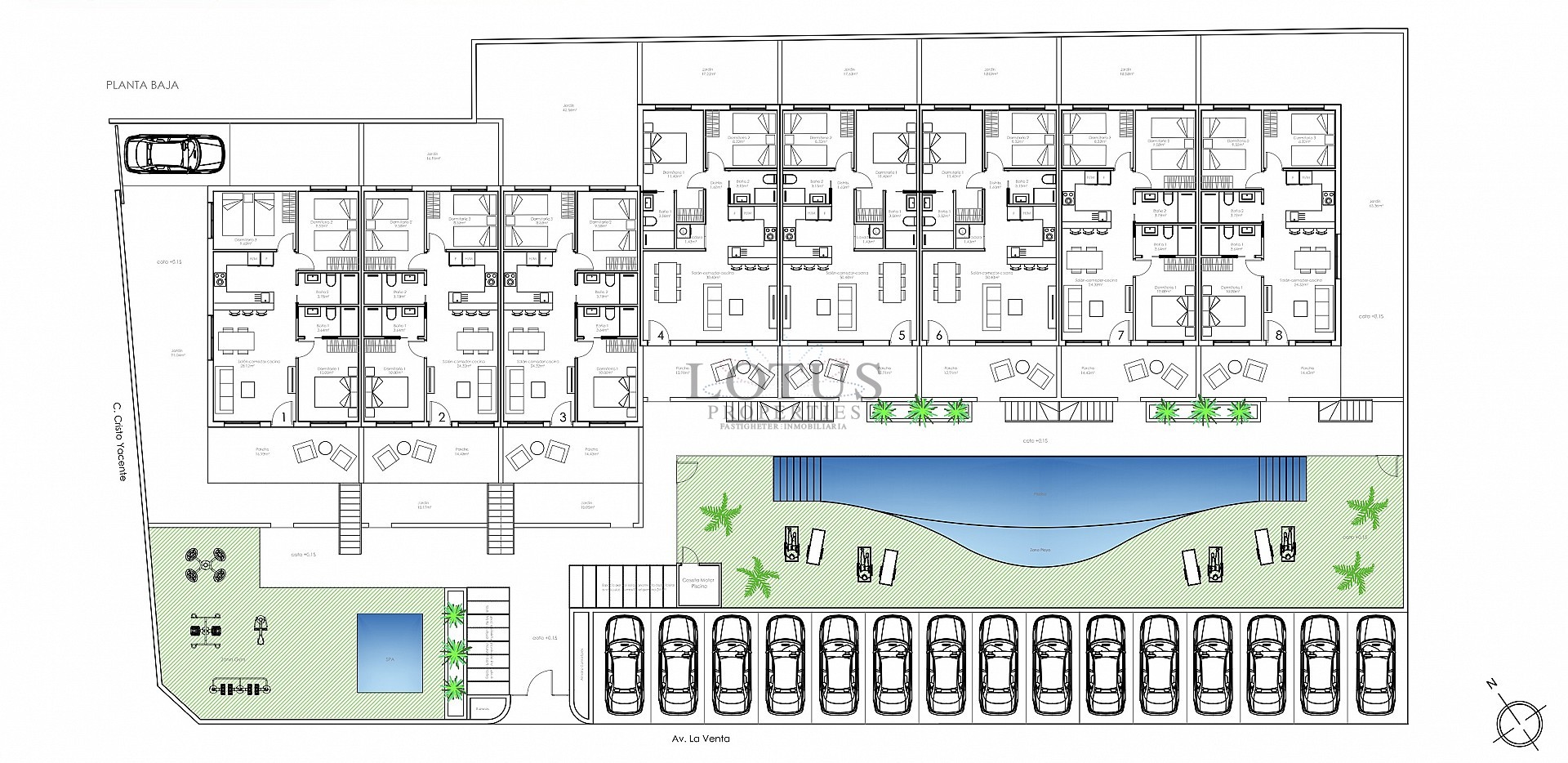 Upptäck lyxliv med 16 exklusiva bungalows. - Lotus Properties